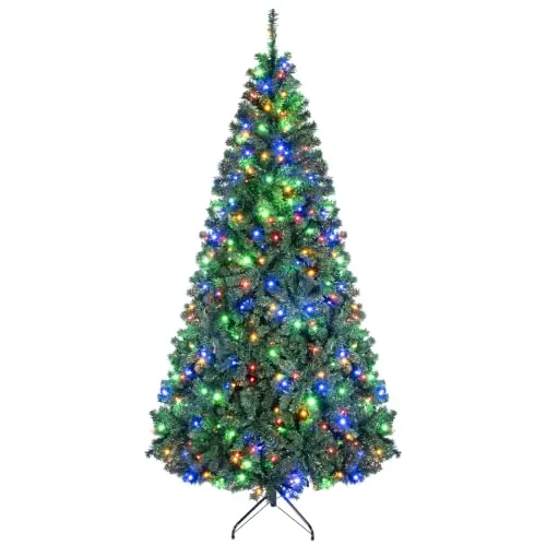 Goplus 5ft Pre-Lit Artificial Christmas Tree with 150 Lights