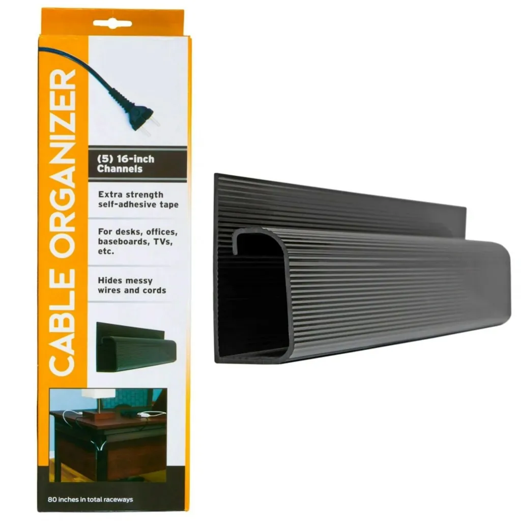 Simple Cord 16" J Channel Cable Management 5-Pack