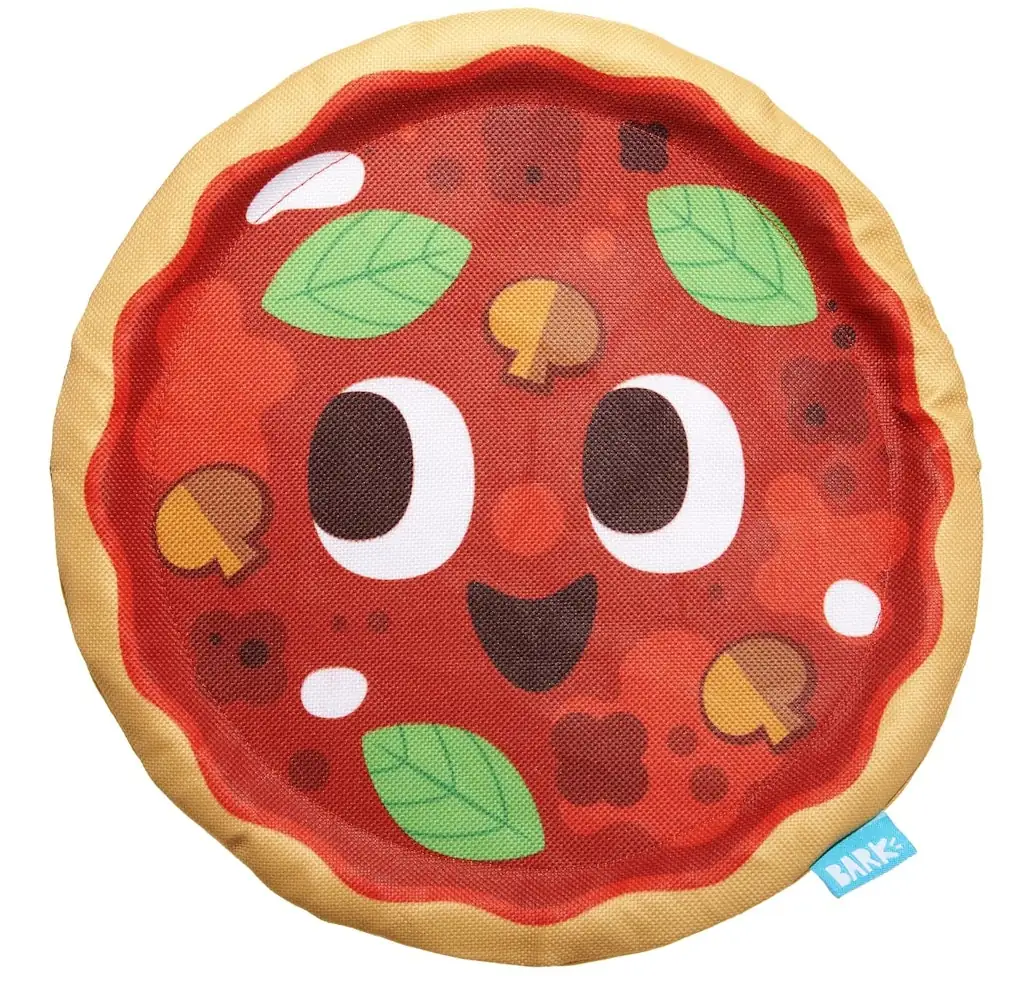 BarkBox Signore Pizza Face Interactive Dog Toy