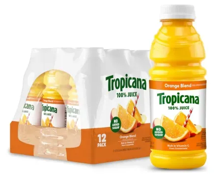 12-Pack Tropicana Orange Juice (15.2 fl. oz. Bottles)