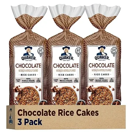 3-Pack Quaker Large Rice Cakes (7.23 oz Bags)