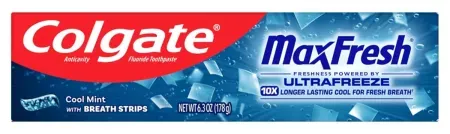 6.3oz Colgate MaxFresh Fluoride Anticavity Toothpaste