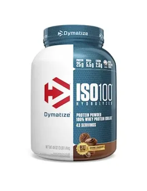 3 lbs. (43 Servings) Dymatize ISO100 Whey Protein Isolate