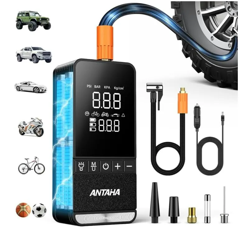 Antaha 150-PSI Cordless Portable Tire Inflator