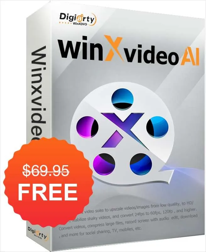 Winxvideo AI V3.0 Lifetime License for PC: Free + digital download