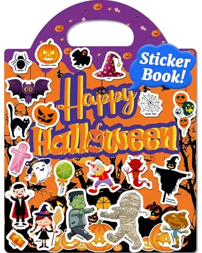 Reusable Halloween Sticker Book