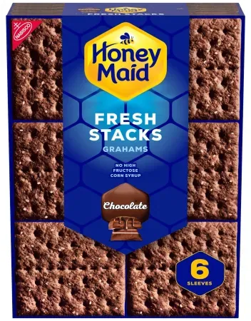 12.2oz HONEY MAID Fresh Stacks Chocolate Graham Crackers