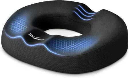Zikee Ergonomic Dual-U Cutouts Donut Pillow