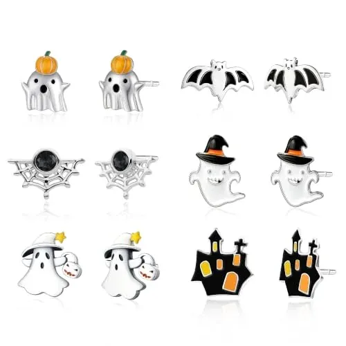 Halloween Earrings 6-Pair Set