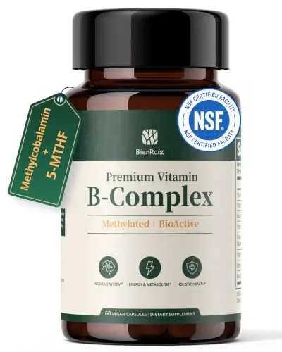 BienRaíz Methylated Vitamin B Complex 60 Capsules