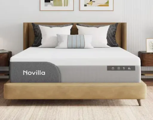 Novilla Medium Cooling Gel Memory Foam 12 in. Pressure Relief Bed-in-a-Box Mattress
