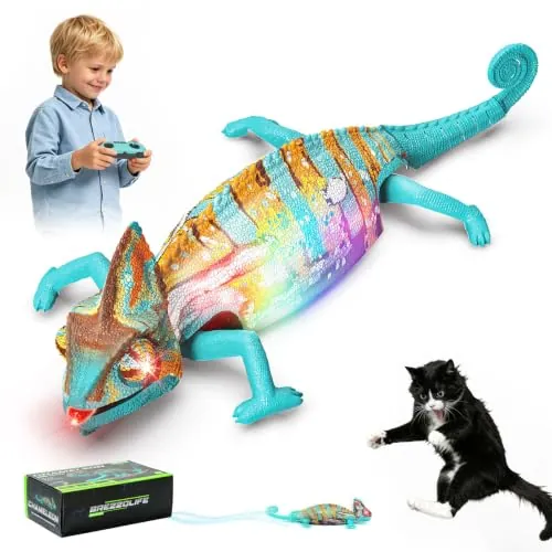 Wall Climbing Gecko RC Toy 360° Rotating Rechargeable Strong Suction