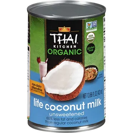 6-Pack 13.66oz Thai Kitchen Organic Unsweetened Lite Coconut Milk