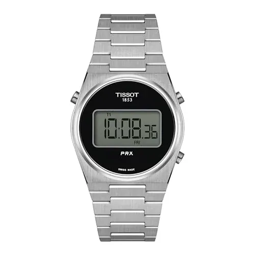 Tissot PRX Digital Swiss Quartz 35mm Black Dial Unisex Watch