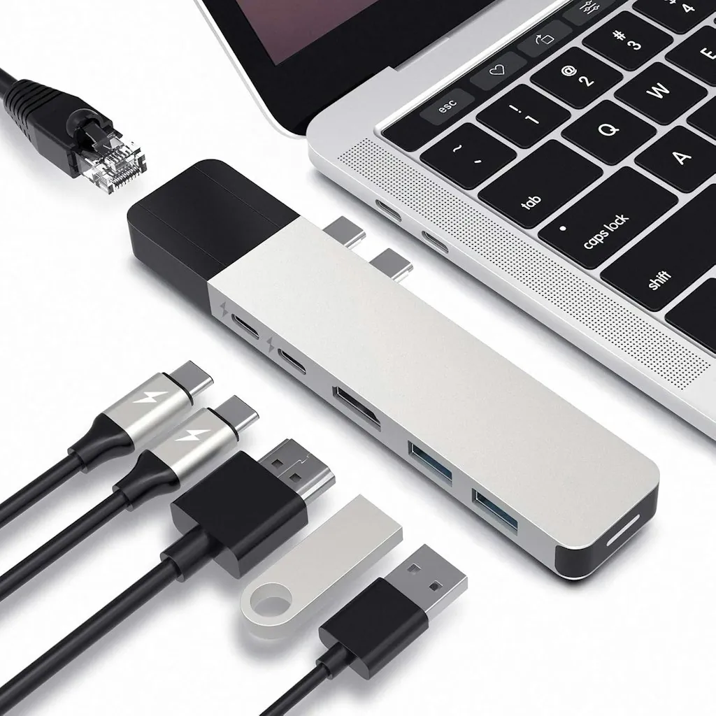 HyperDrive 6-in-2 USB-C Hub for MacBook Pro and Air