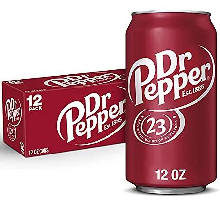 12-Pk 12-Oz Dr Pepper Soda