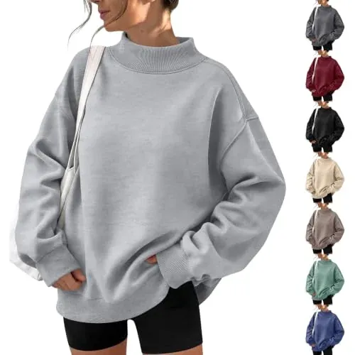 Mock Neck Sweatshirts