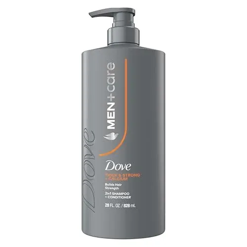 Dove Men+Care Thick & Strong 2-in-1 Shampoo & Conditioner, 28 oz