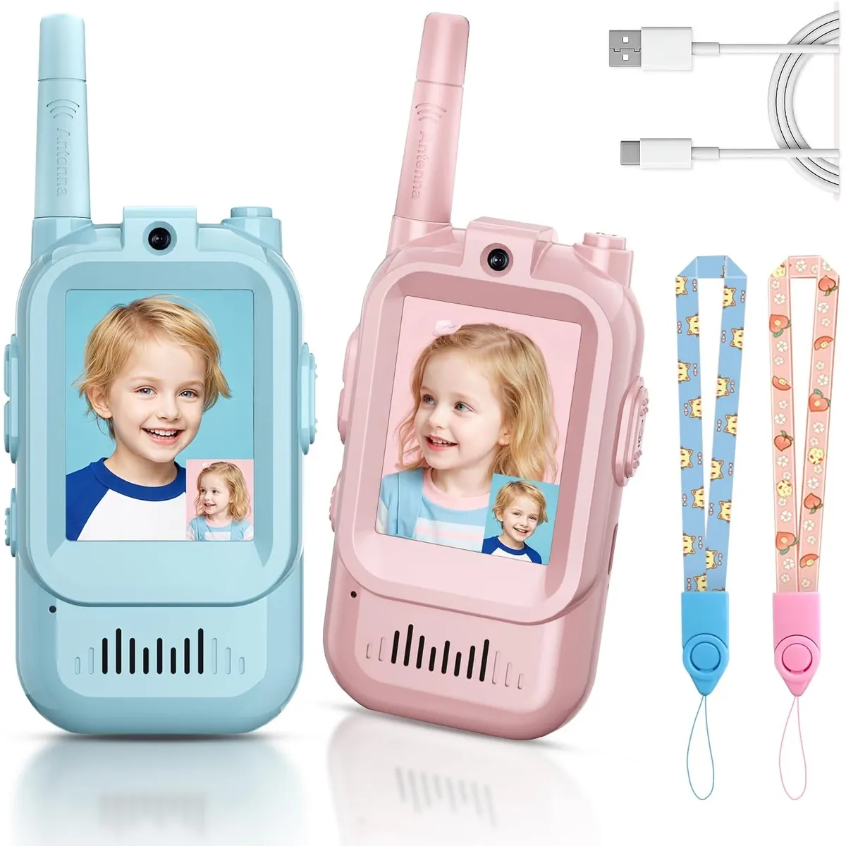 Kids Video Walkie Talkies by Yussbcu 2 Pack