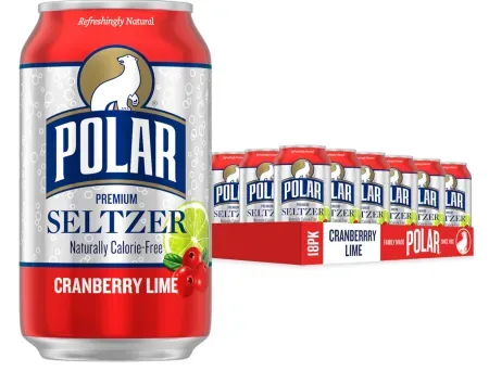 54-Pack Polar Seltzer Water (12oz Cans)