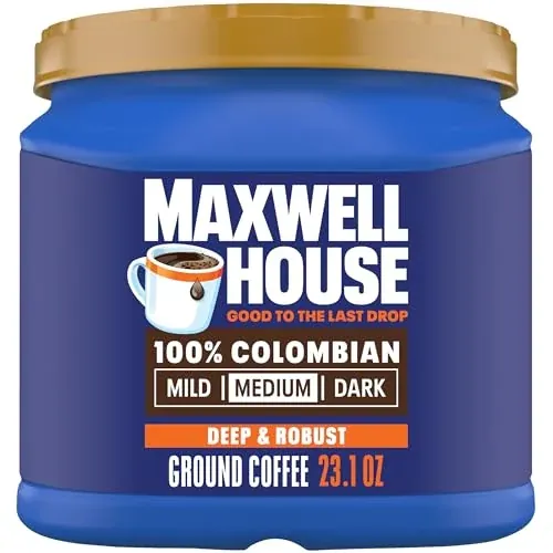 Maxwell House 100% Colombian Medium Roast Ground Coffee (23.1-Oz Canister)