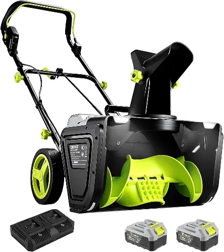 DEKOPRO 40V 20-Inch Cordless Snow Thrower 2x4.0Ah