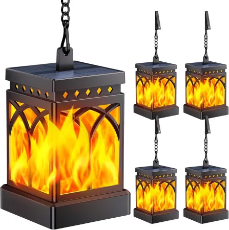 4-Pack KOOPER Outdoor Waterproof Solar Lanterns