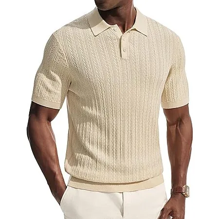 PJ Paul Jones Men's Short Sleeve Knit Polo Shirt (Various)