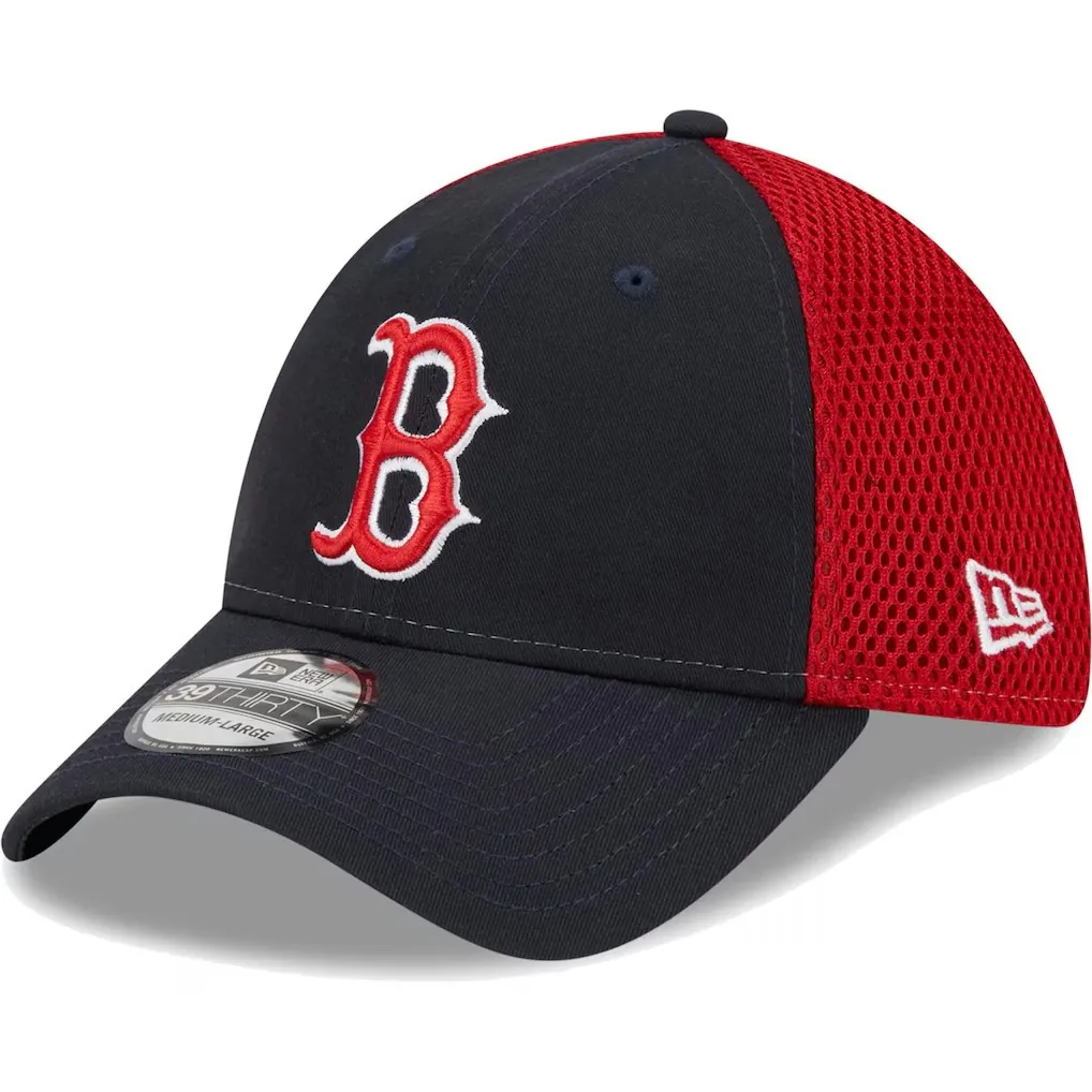 New Era Men's Boston Red Sox Team Neo 39THIRTY Flex Hat