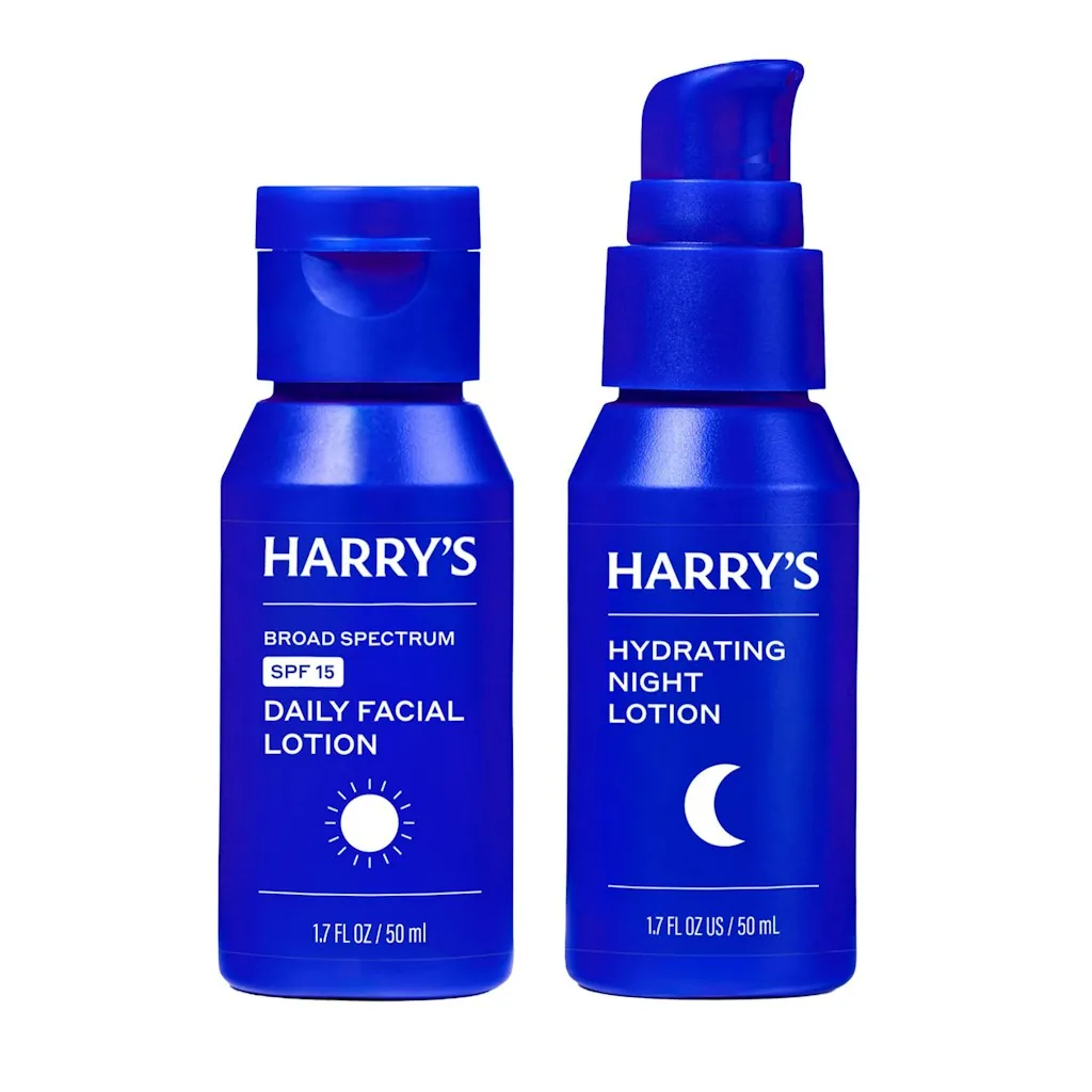 Harry's Daily Face Lotion w/ SPF 15 & Hydrating Night Lotion Value Pack