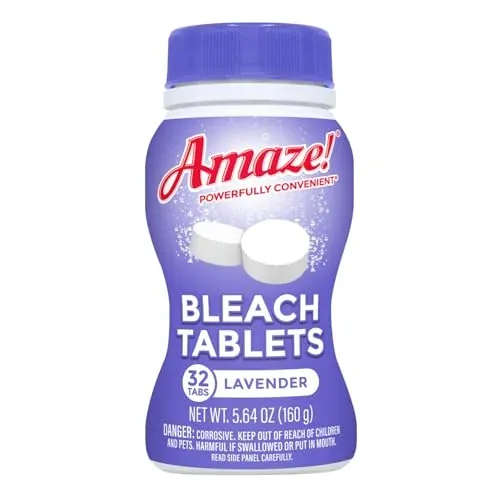 AMAZE Ultra Concentrated Bleach Tablets Lavender Scent 32 Count