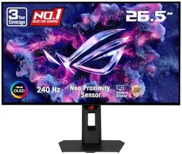 Prime Members: 27" ASUS ROG 2560x1440 WOLED 240Hz Gaming Monitor