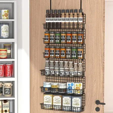 JKsmart 6-Tier Spice Rack Organizer with Door Hook