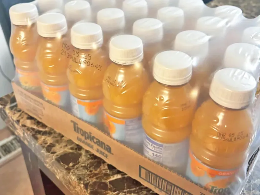 Tropicana 100% Juice Orange Blend 10oz Bottles 24-Pack
