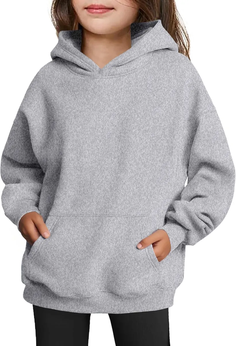 Arshiner Girls Oversized Fleece Pullover