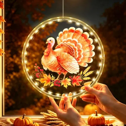 3-Pack Rechargeable Fall Window Lights