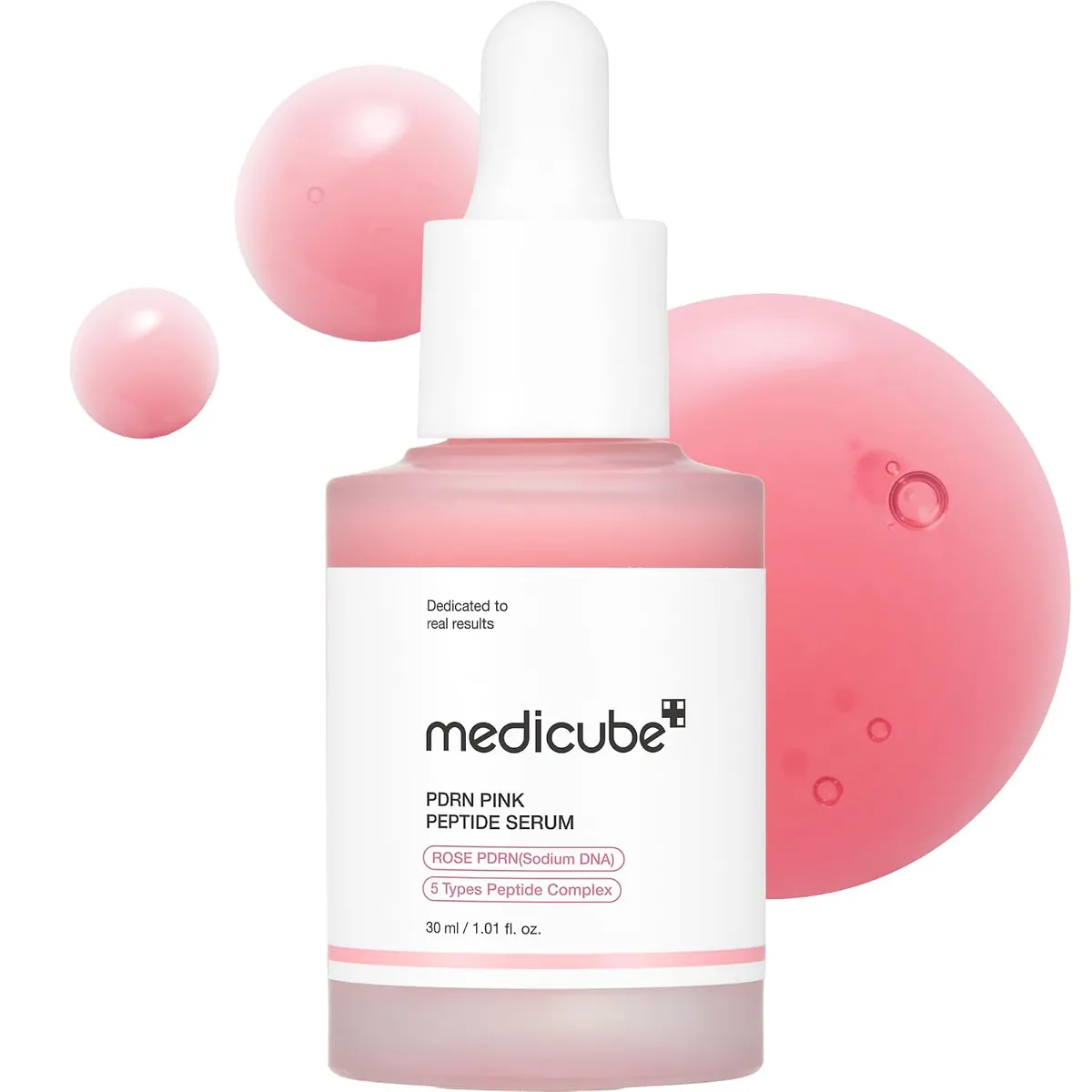 medicube PDRN Pink Peptide Serum w/ Rose PDRN