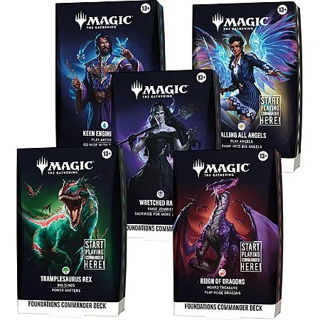 Magic: The Gathering Foundations Commander Deck Bundle