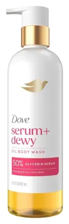 15.3oz Dove Serum+ Dewy Shower Oil Body Wash