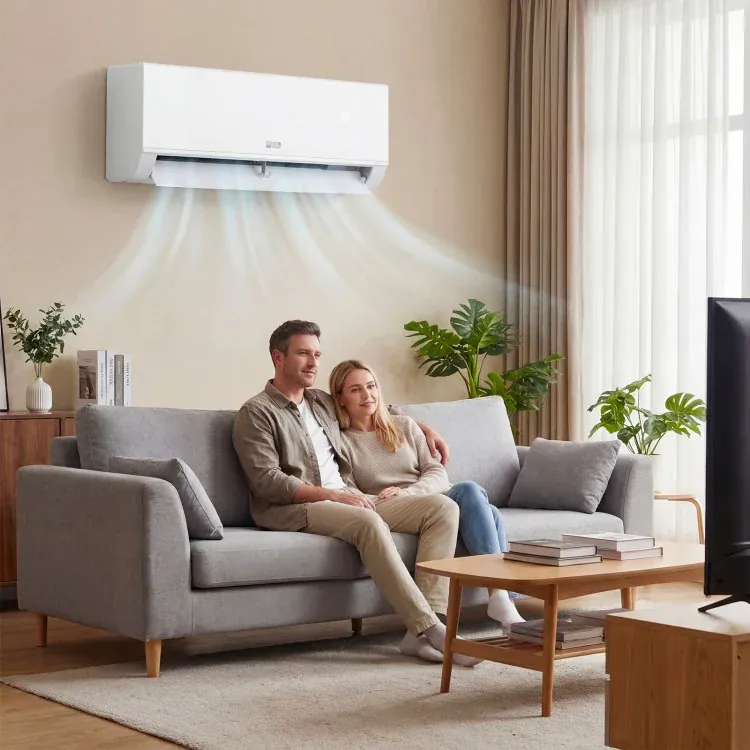 Costway Blast Pro Series 24000 BTU 20 SEER2 Wifi Enabled Mini Split Air Conditioner and Heater