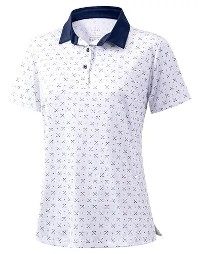 Santiny Women's Quick-Dry Golf Polo Shirt