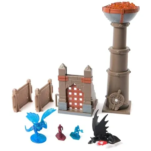 DreamWorks Dragons Trial of Flame Torch Tower Playset