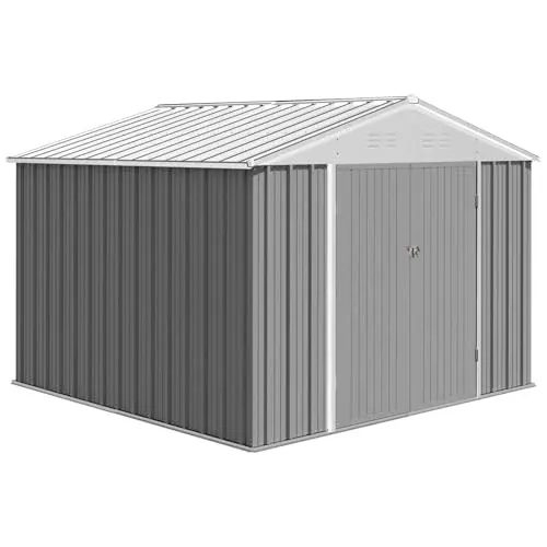 GarveeLife 7.5 x 8.5 ft Outdoor Storage Shed