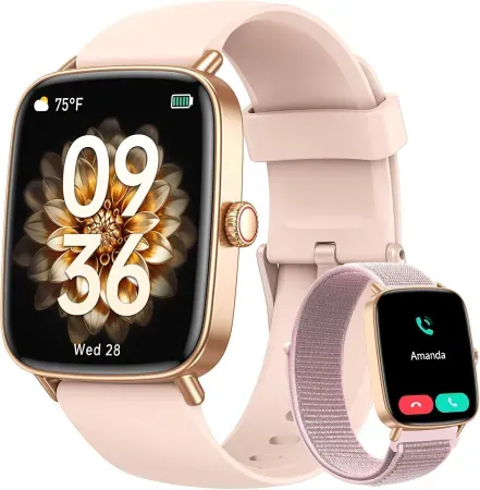 Woneligo Smartwatch w/ 2 Bands