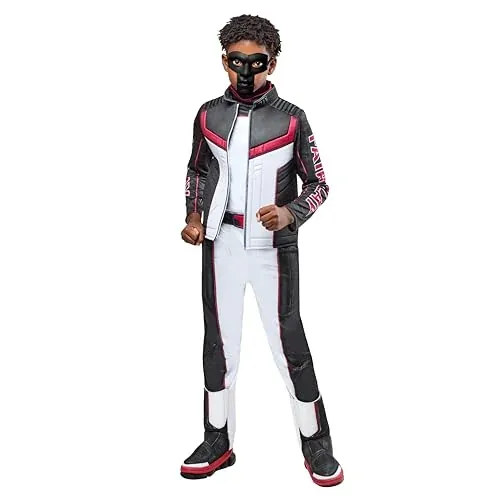 Rubies Mr. Terrific Deluxe Kids Boys Costume Jumpsuit with Attached Faux Jacket and Mask