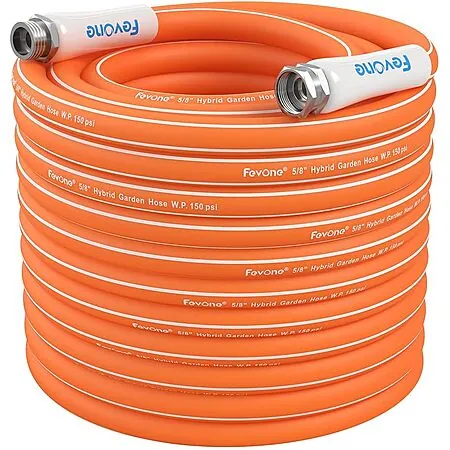 Fevone 3' Hybrid Polymer Flexible Leader Hose for Hose Reels (Orange)