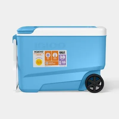 Sun Squad Wheelie 53 Cans/38qt Rolling Cooler