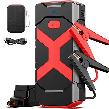 20,000mAh BooKoo A9 12V 4000A Car Battery Jump Starter w/ 2x USB-A QC 3.0 Ports