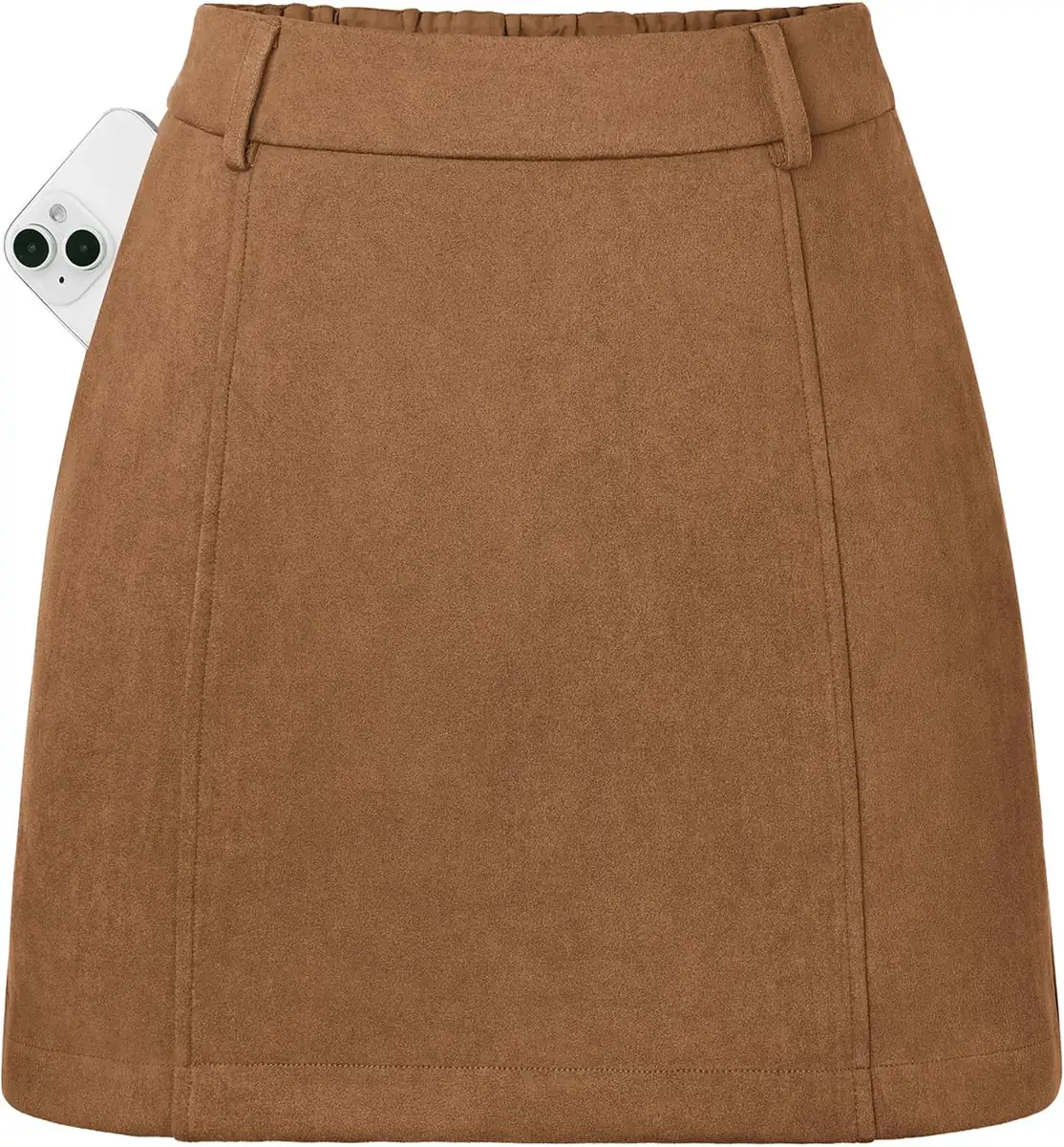 KATE KASIN Suede Mini Skirt