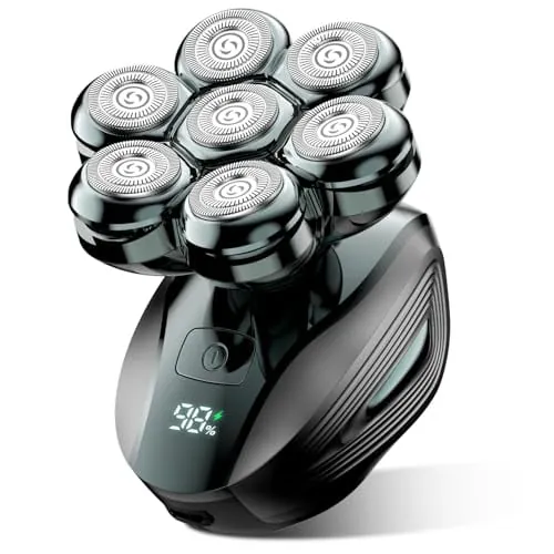 Head Shavers for Bald Men: 7D Floating with 120-Min Run